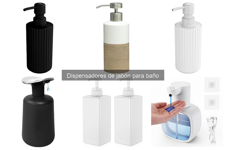 Mejores dispensadores automáticos de jabón para baño 2023
