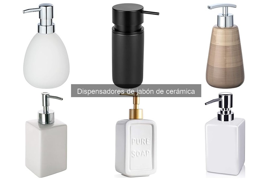 Mejores dispensadores de jabón de cerámica para baño