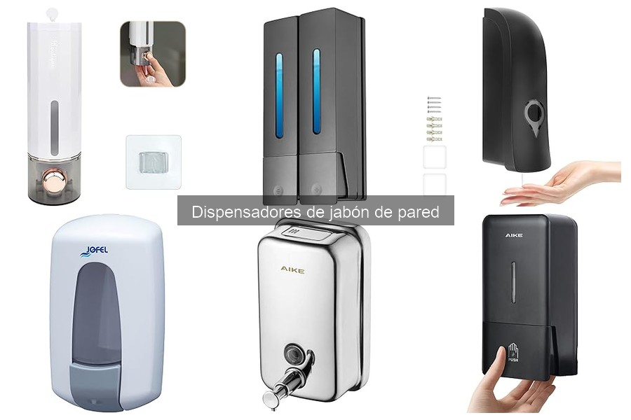 Mejores dispensadores de jabón de pared para baños familiares