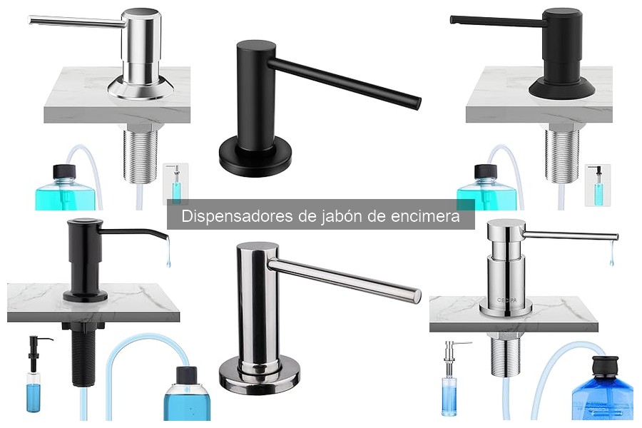 Mejores dispensadores de jabón para baños pequeños