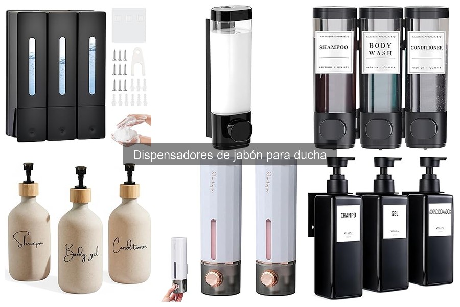 Mejores dispensadores de jabón para ducha en 2023
