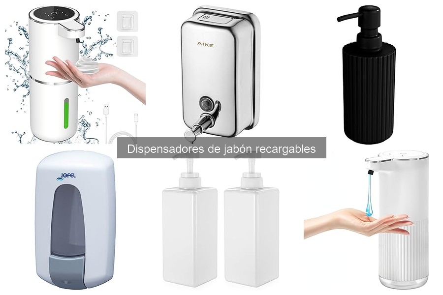 Mejores dispensadores de jabón recargables 2023