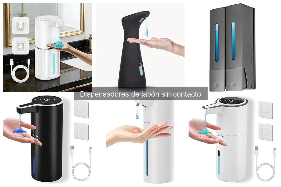 Mejores dispensadores de jabón sin contacto para espacios pequeños