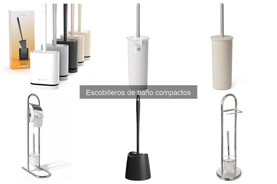 Mejores escobilleros de baño compactos para espacios pequeños