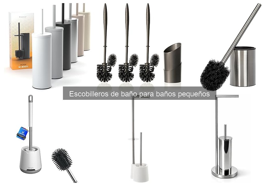 Mejores escobilleros de baño para espacios pequeños