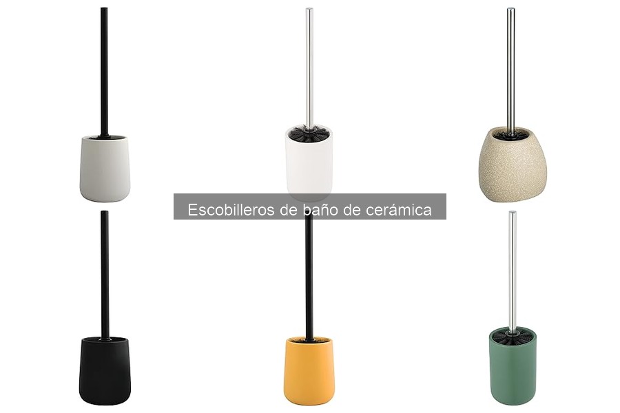 Mejores escobilleros de cerámica para baños pequeños