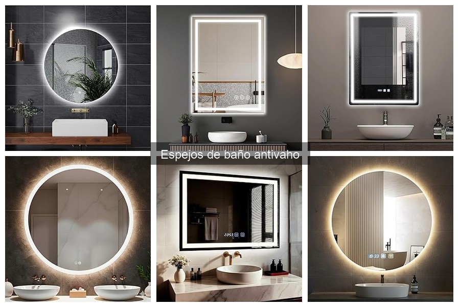 Mejores espejos de baño antivaho para espacios pequeños