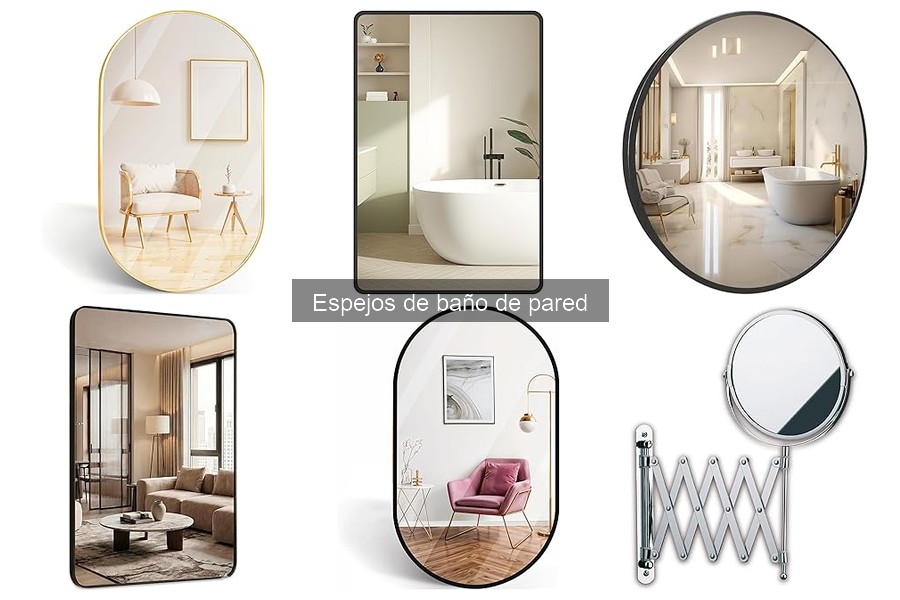 Mejores espejos de baño de pared para maquillaje