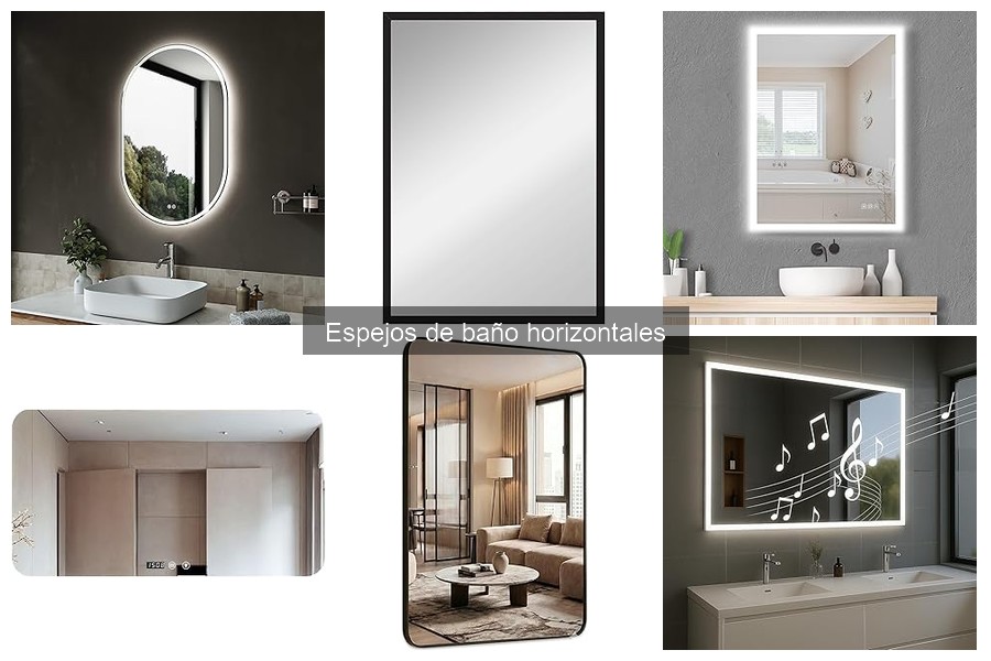 Mejores espejos de baño horizontales para espacios pequeños