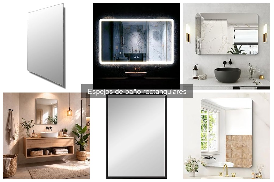 Mejores espejos de baño rectangulares para espacios pequeños