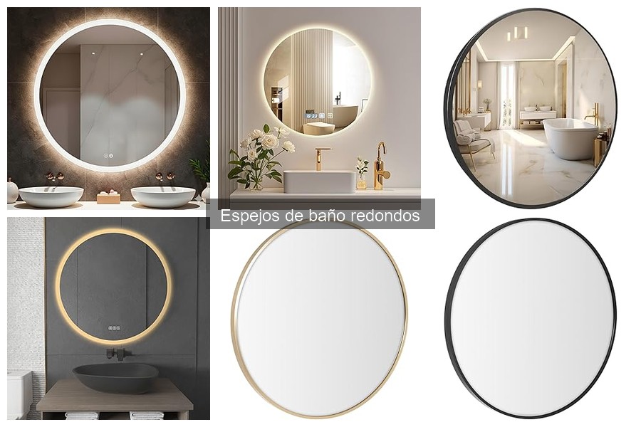 Mejores espejos de baño redondos para espacios pequeños