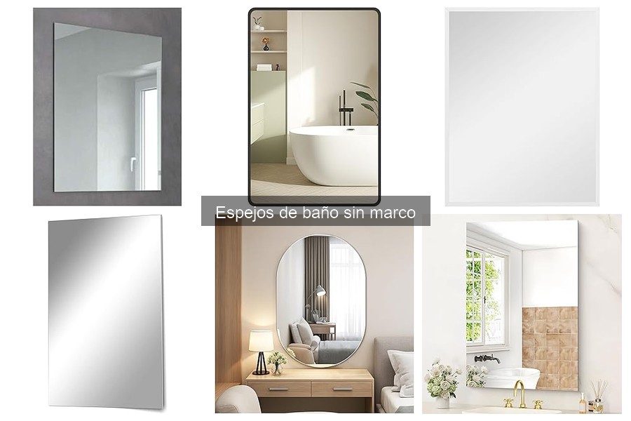 Mejores espejos de baño sin marco: comparativa 2023