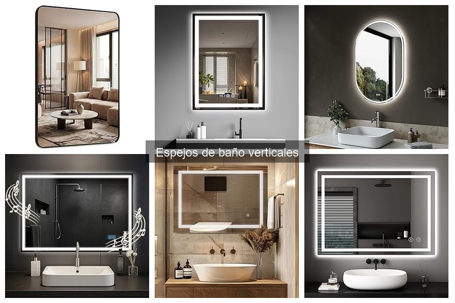 Mejores espejos de baño verticales para baños pequeños