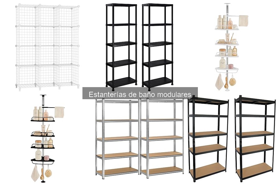 Mejores estanterías de baño modulares en 2023: comparativa