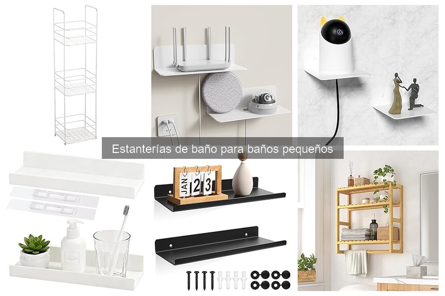 Mejores estanterías de baño para espacios pequeños | Comparativa