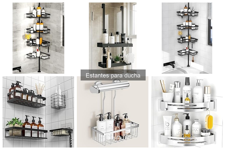 Mejores estantes para ducha: reseñas y comparativas 2023