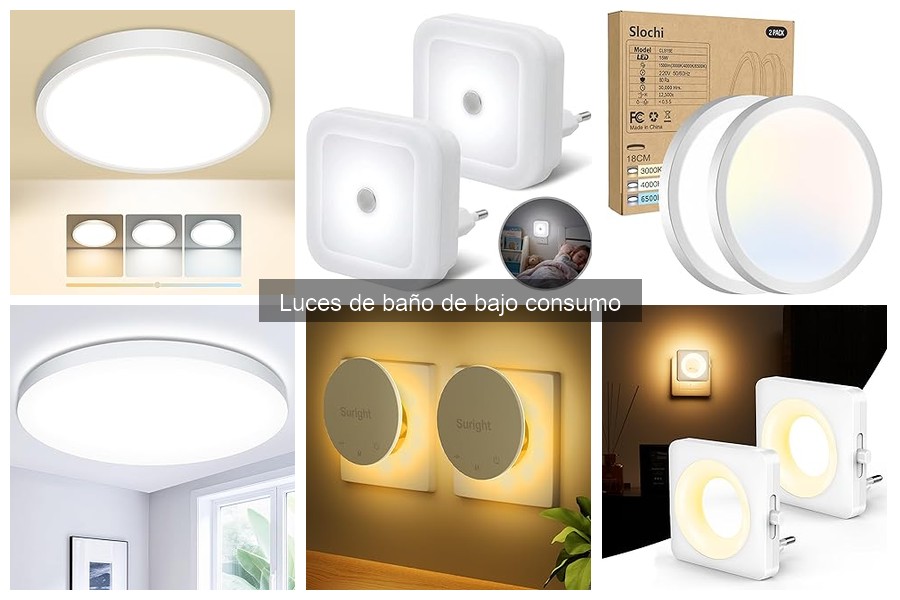 Mejores luces de baño de bajo consumo para espacios pequeños