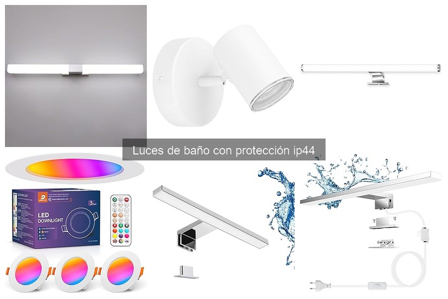 Mejores luces de baño IP44 para espacios pequeños