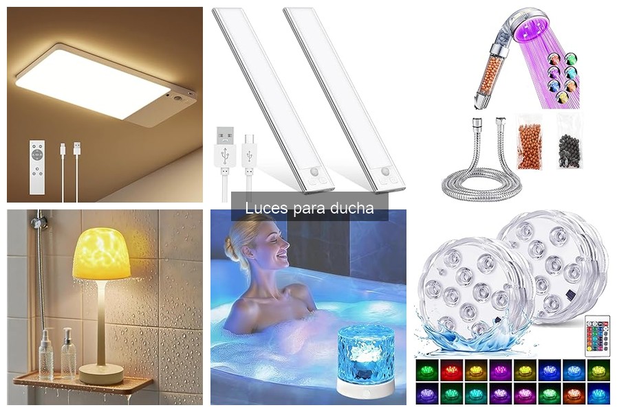 Mejores luces para ducha: recomendaciones de usuarios