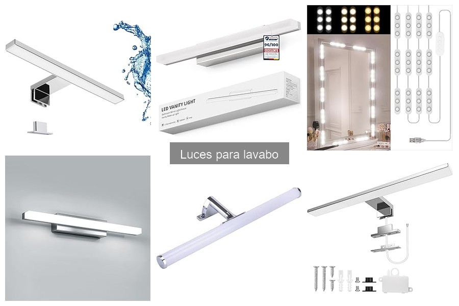 Mejores luces para lavabo según el estilo de baño