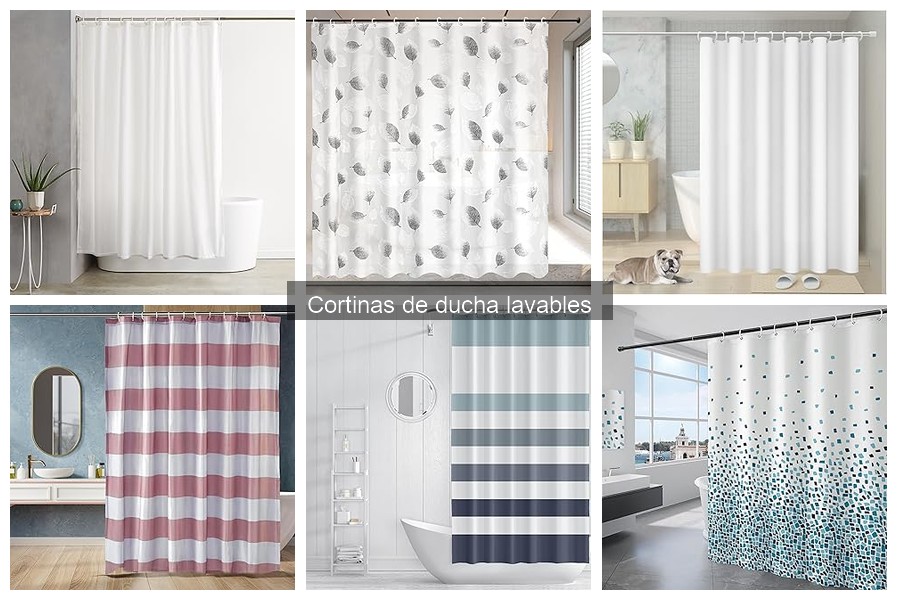 Mejores lugares para comprar cortinas de ducha lavables en oferta