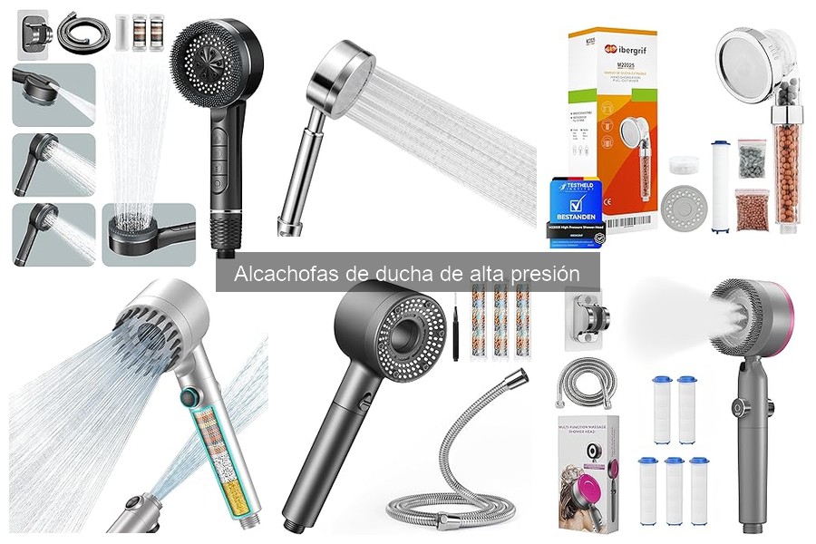 Mejores marcas de alcachofas de ducha de alta presión