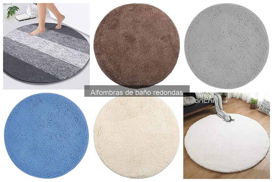 Mejores marcas de alfombras de baño redondas comparativas