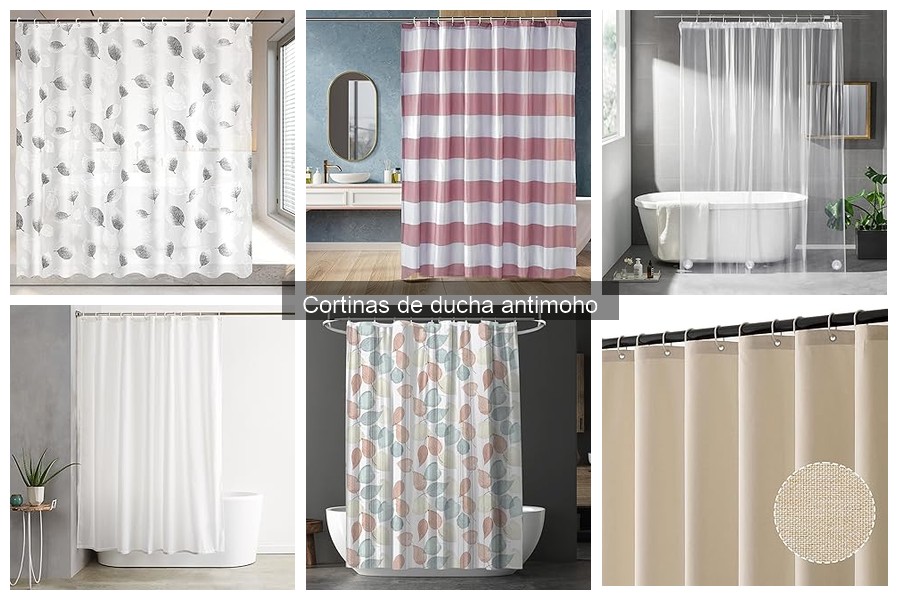 Mejores marcas de cortinas de ducha antimoho para tu baño