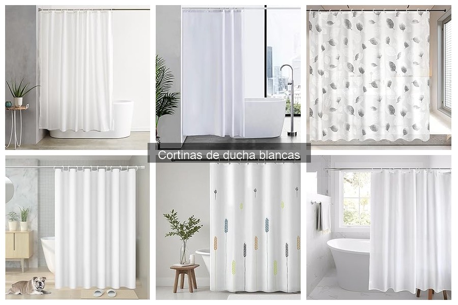 Mejores marcas de cortinas de ducha blancas en 2023