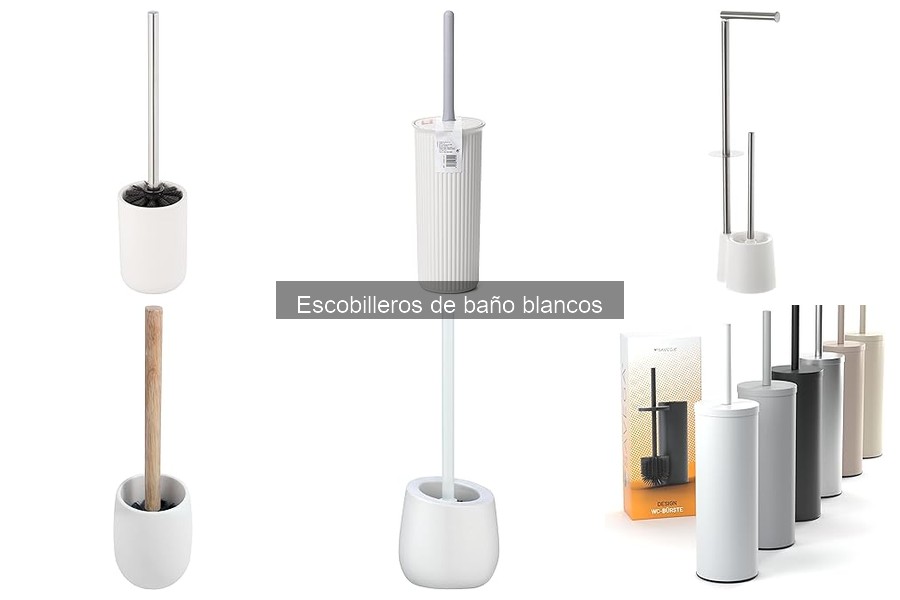 Mejores marcas de escobilleros de baño blancos 2023
