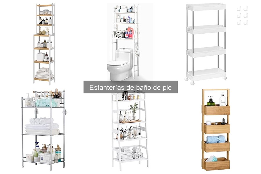 Mejores marcas de estanterías de baño de pie en 2023