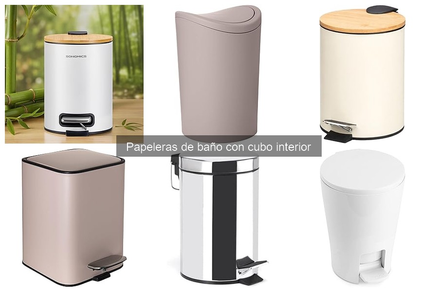 Mejores marcas de papeleras de baño con cubo interior