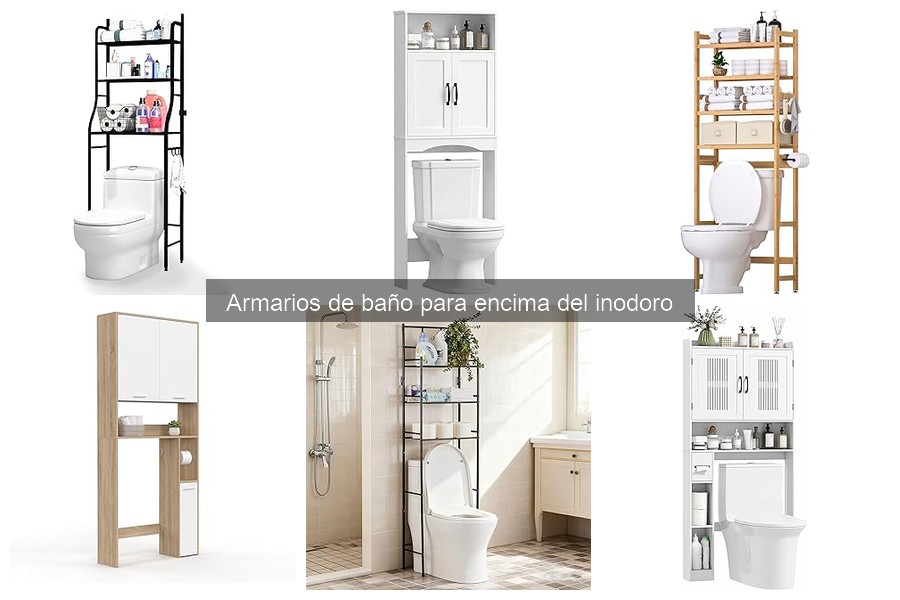 Mejores materiales para armarios de baño sobre el inodoro