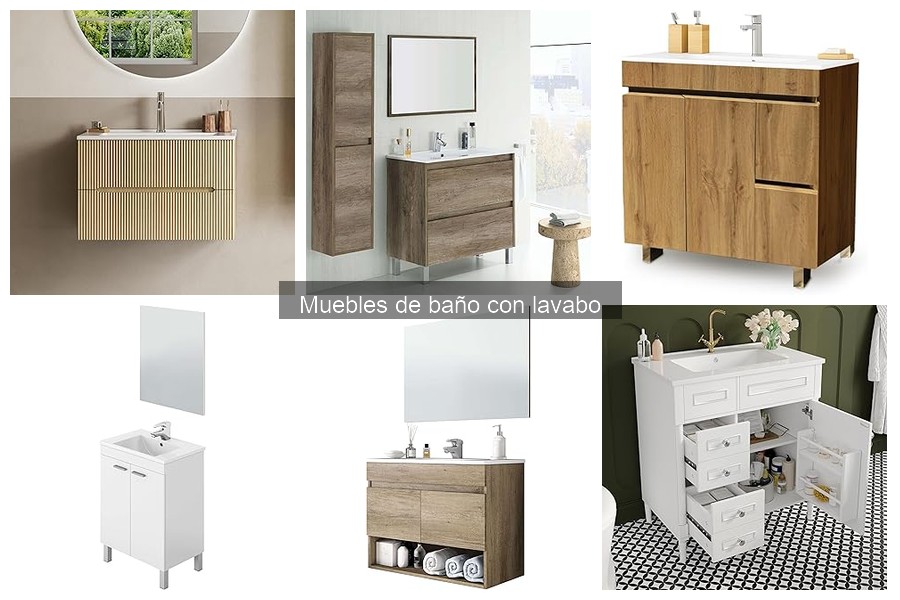 Mejores muebles de baño con lavabo para espacios pequeños