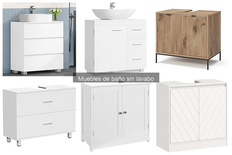 Mejores Muebles de Baño Sin Lavabo para Espacios Pequeños