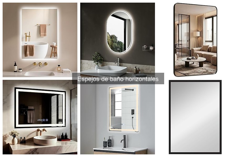 Mejores Ofertas de Espejos de Baño Horizontales en 2023