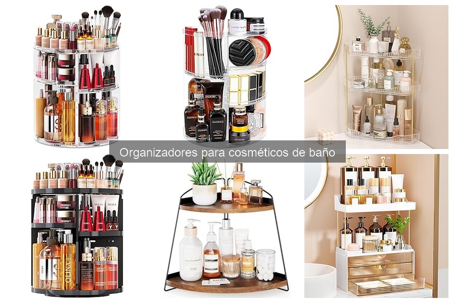 Mejores organizadores de cosméticos para baños pequeños
