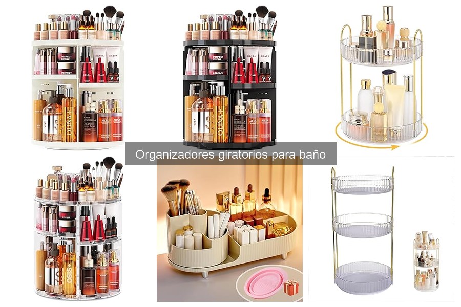 Mejores organizadores giratorios para baño en 2023