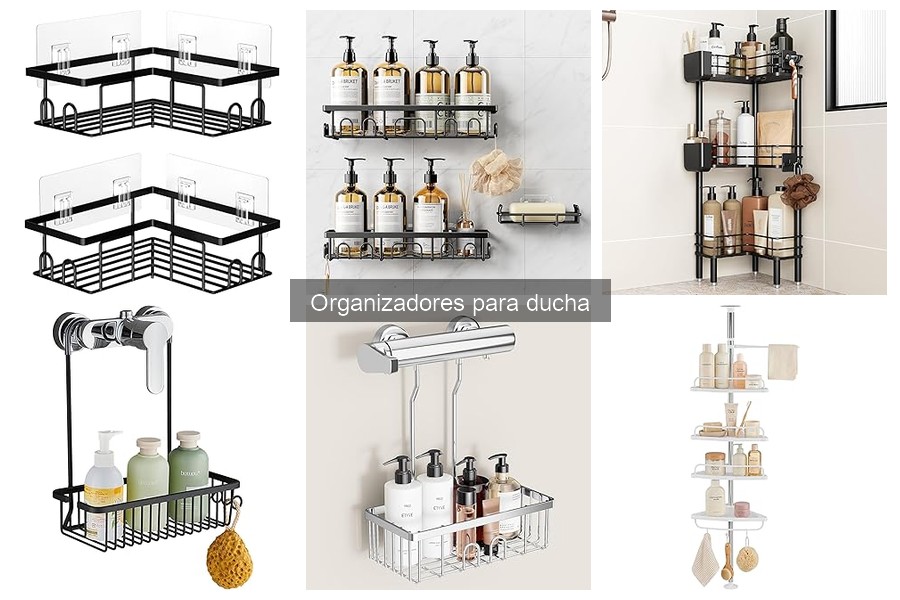 Mejores organizadores para ducha: valoraciones de usuarios