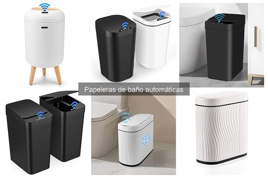 Mejores papeleras automáticas para baño: comparativa 2023