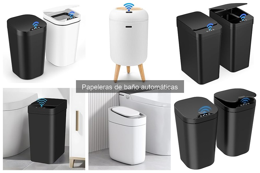 Mejores papeleras automáticas para baños pequeños