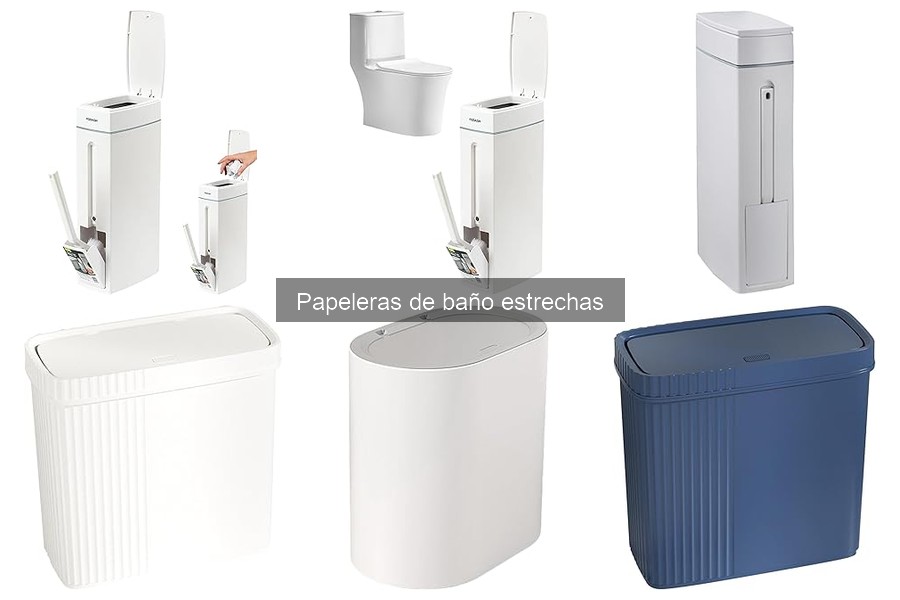 Mejores papeleras de baño estrechas: comparativa 2023