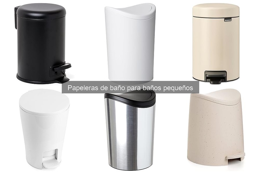 Mejores papeleras de baño para decorar espacios pequeños