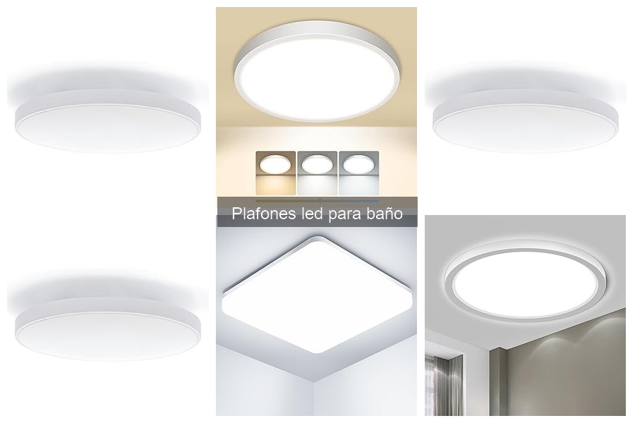 Mejores plafones LED para baños pequeños: comparativa 2023