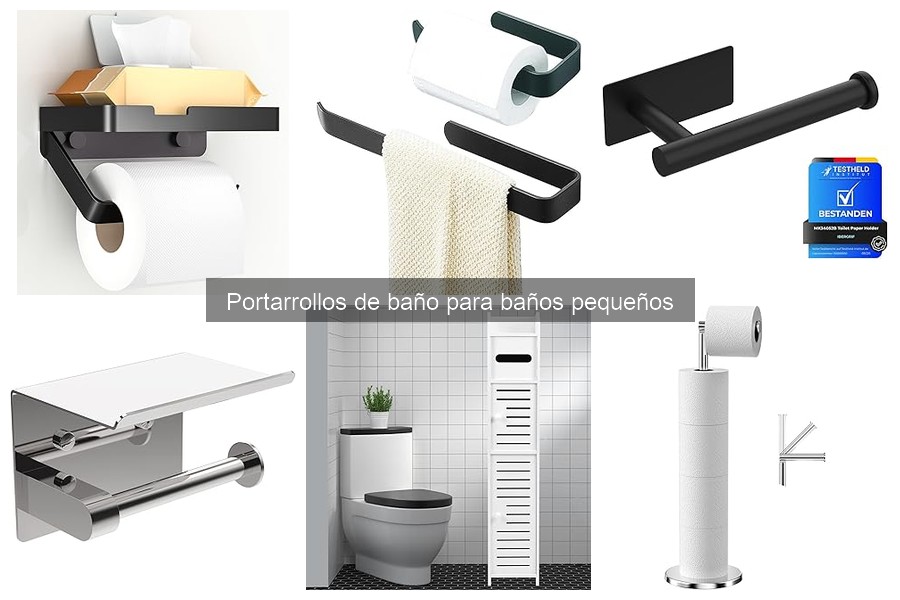 Mejores portarrollos de baño pequeños en 2023: Comparativa