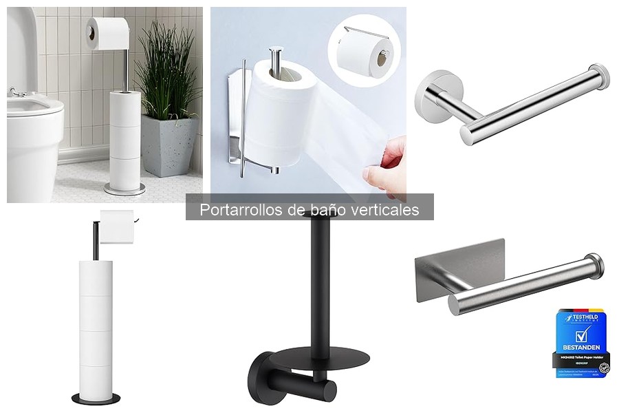 Mejores portarrollos de baño verticales: comparativa 2023
