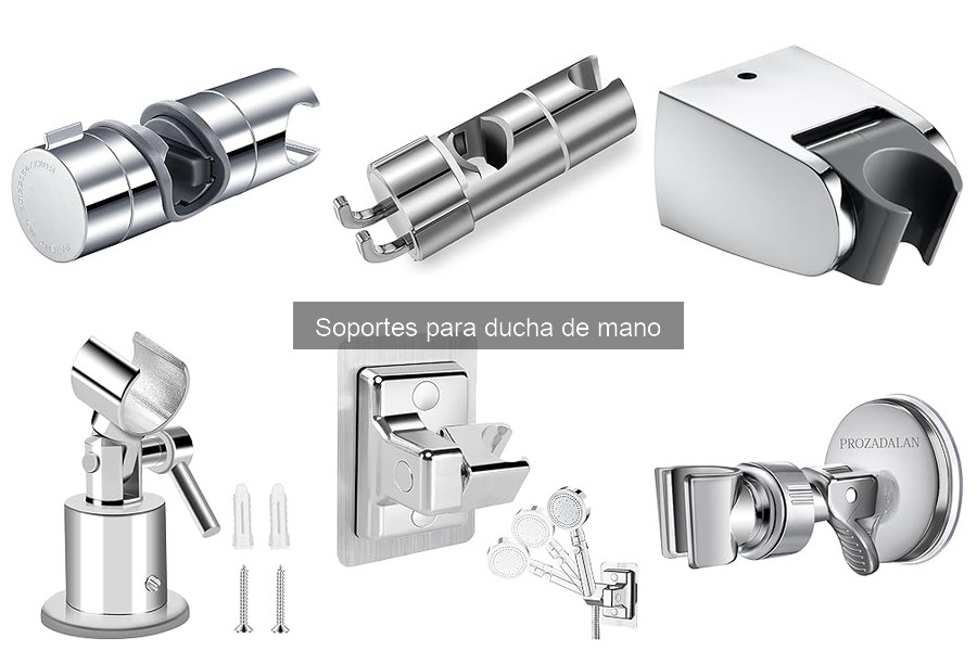 Mejores soportes para ducha de mano en 2023: Comparativa completa