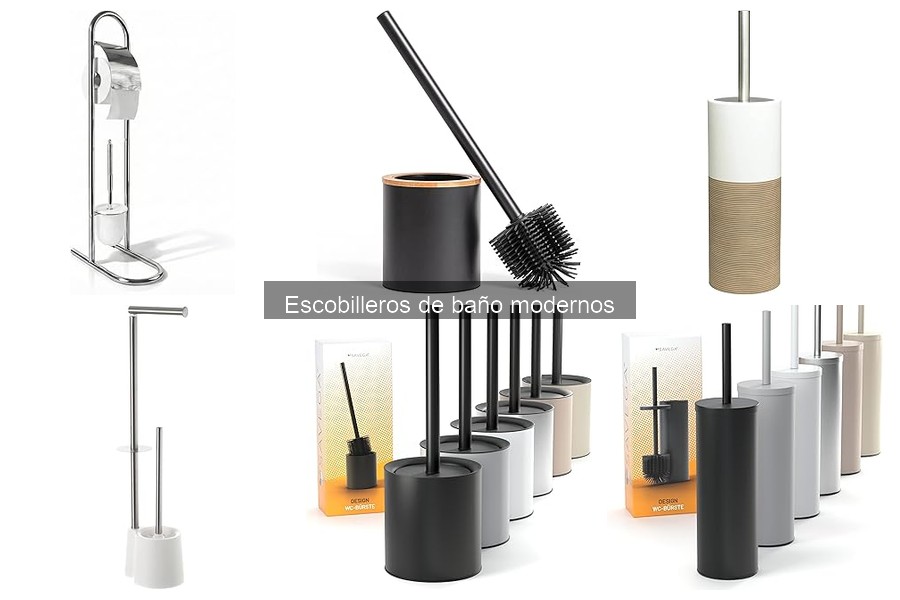 Mejores tiendas para comprar escobilleros de baño modernos