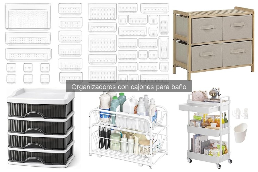 Mejores tiendas para comprar organizadores con cajones para baño