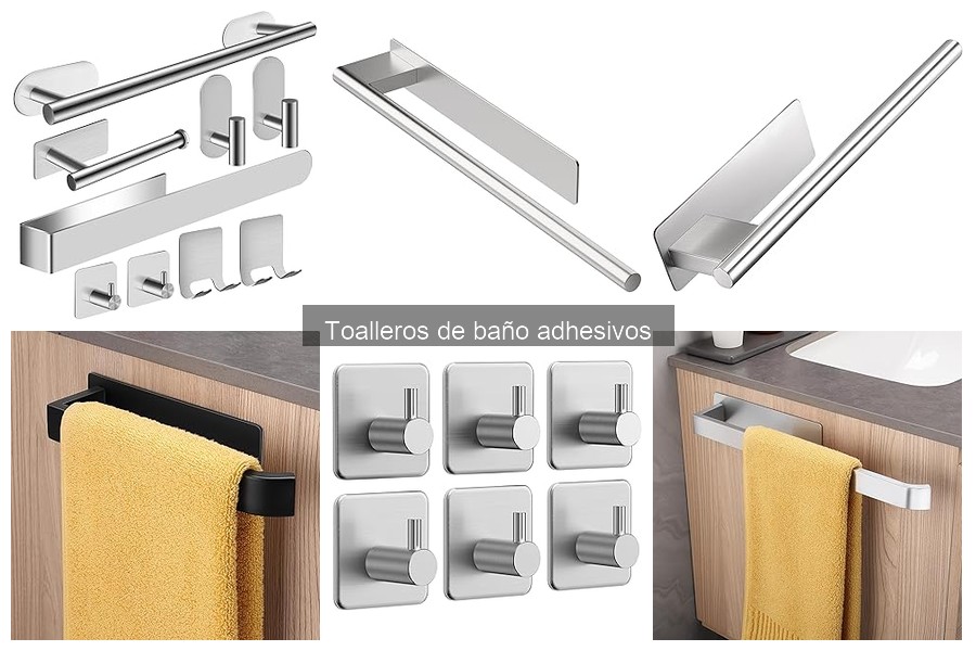 Mejores toalleros adhesivos para baños pequeños en 2023